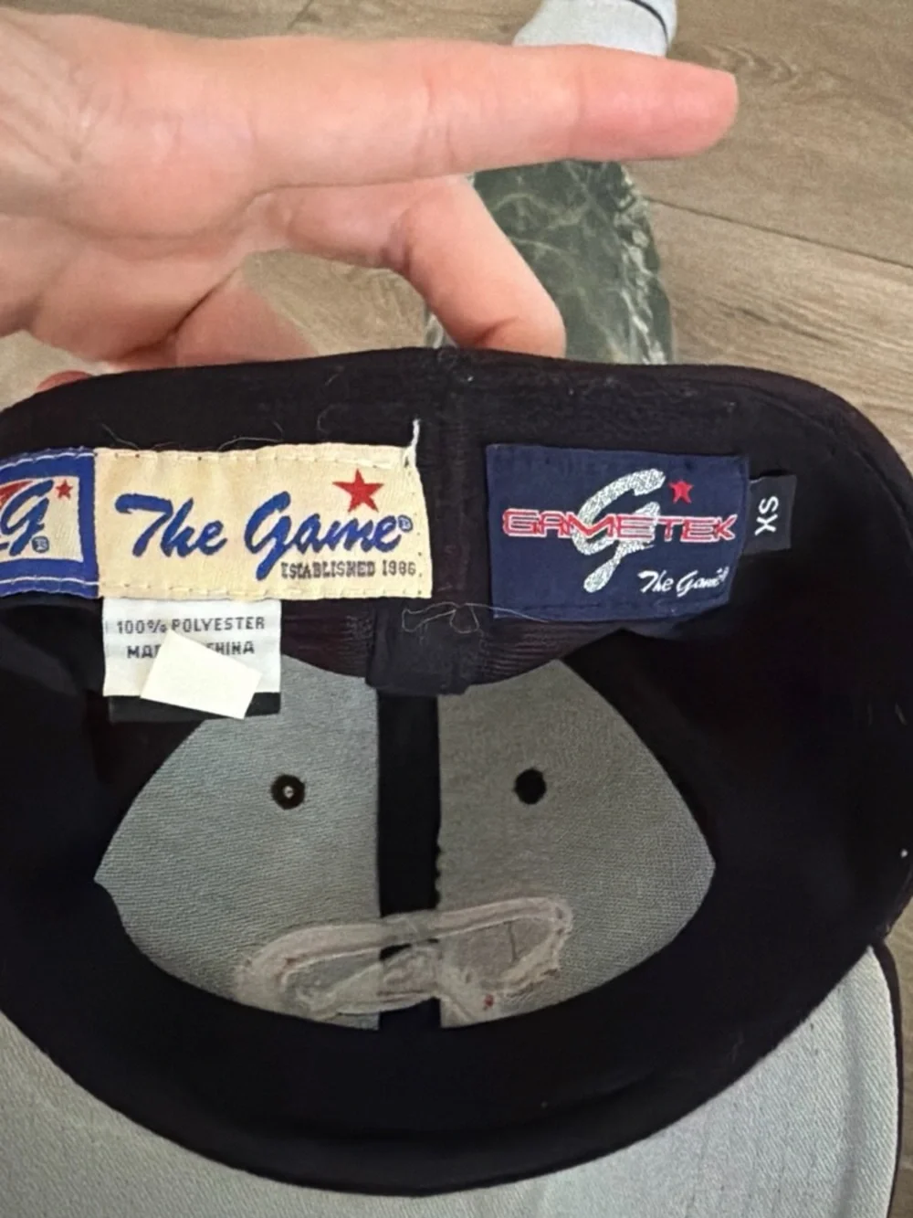 The Game Black & Gray Vintage-Style Cap
